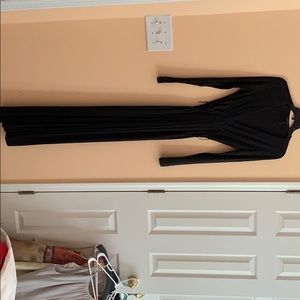 Long black BCBG dress